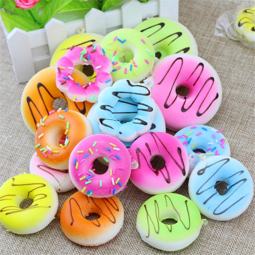 

Squishy Soft Cute Wipes Antistress Boot Ball Decompression Sticky Eliminate Fun Stress Squishies Squeeze Key chain cake donuts