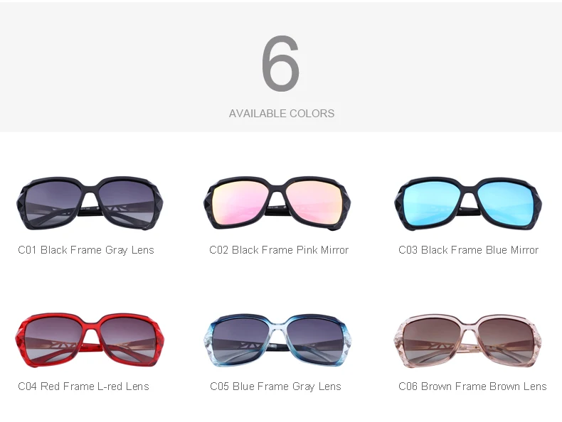 MERRYS Дизайн Женские Классические поляризованные солнцезащитные очки UV400 защита S6130