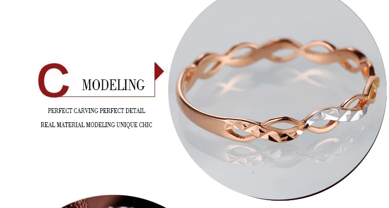 18k Gold Women Rings Beautiful Exquisite Smooth Classic Real 750 Solid Rose Yellow Girl Gift Party Discount Good Nice new hot