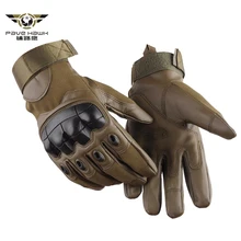 Армейские тактические военные перчатки для страйкбола, пейнтбола, велосипедной стрельбы, защитные мужские перчатки из искусственной кожи