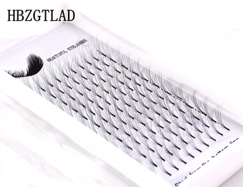 

HBZGTLAD Lashes Pre-made Volume Fans 5D Russian Volume Eyelash Extensions Pre made Lash Extension Faux Mink Supplies wholesale