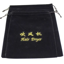 Высокое качество пользовательские бархатные ювелирные изделия мешок шнурок волос dyrer хранения и упаковки мешок