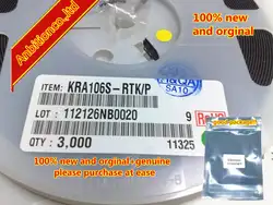 10 шт. 100% новый и оригинальный KRA106S SOT-23 эпитаксиальный плоский PNP транзистор (коммутация, интерфейсная схема и драйвер CIRC в наличии