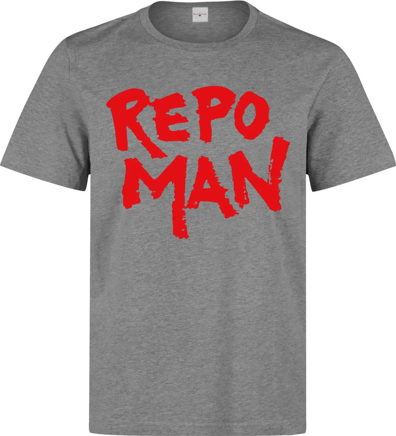 

2019 New Summer Men Hot Sale Fashion Repo Man Movie Logo Men's (woman's Available) Grey T Shirt Quality Stylish Top Tee Shirt