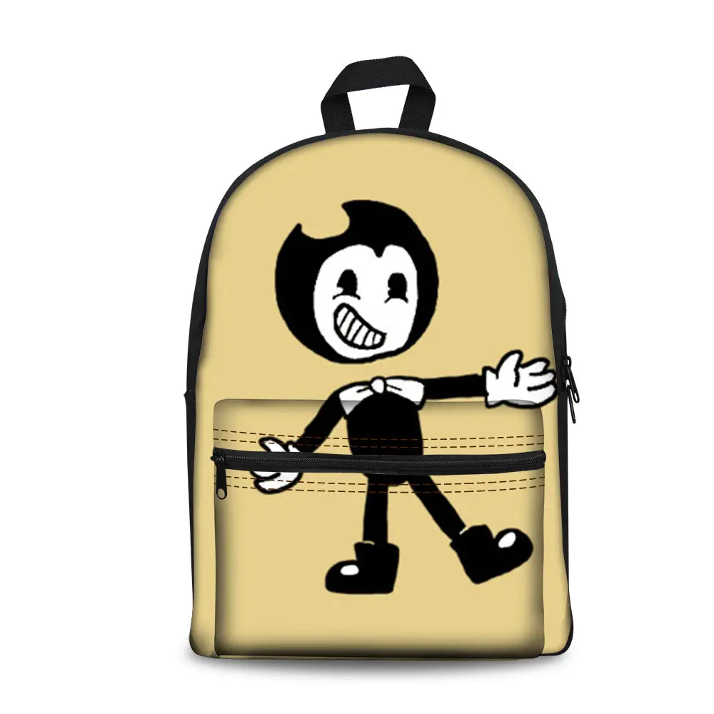 

bendy and the ink machine 3D Printed Backpack School bag The theme of Bendy band Rebirth and Beats as Gift For Kid Student Gift
