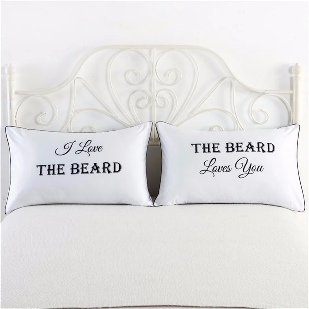 Lovely I Love You Pillowslip Романтическая свадьба подарок на день Святого Валентина пара