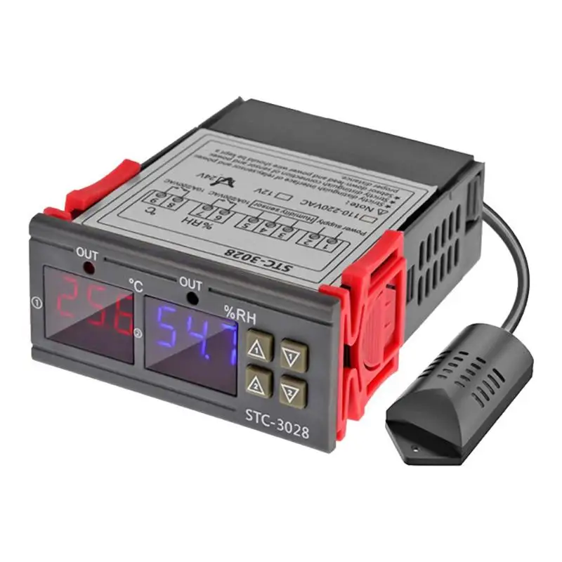 STC-3028 цифровой регулятор температуры и влажности термометр гигрометр бытовые садовые измерительные инструменты - Цвет: 24v