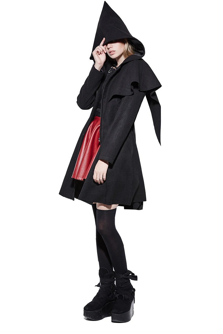 Steampunk Women's Winter Minimalist Joker Elves Cloak Cloth Coat Long