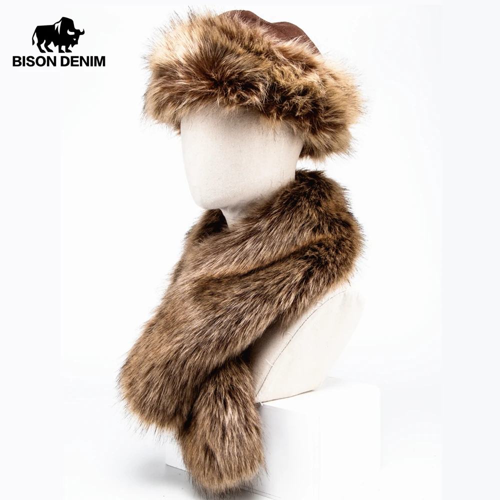 Sombrero Ushanka Ruso De Piel De Oveja Genuina, Estilo Trampero, Color Marrón - Para Invierno