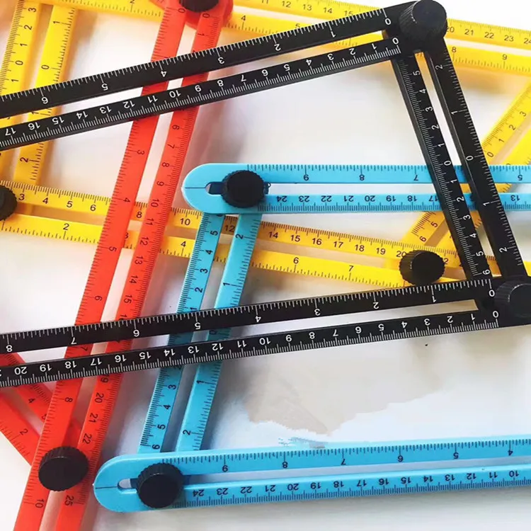 New Measuring Instrument Angle square Template Tool Four-Sided Ruler Mechanism