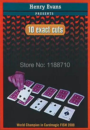 

10 Exact Cuts Henry Evans - Card Magic, Magic Trick