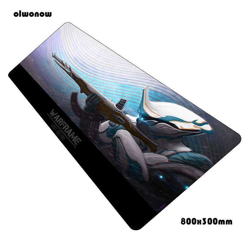 Warframe геймерский коврик для мыши Новое поступление 800x300x2 мм игровой коврик для мыши Настольный Ноутбук Аксессуары для ПК коврик для ноутбука - Цвет: Size 800x300x2mm