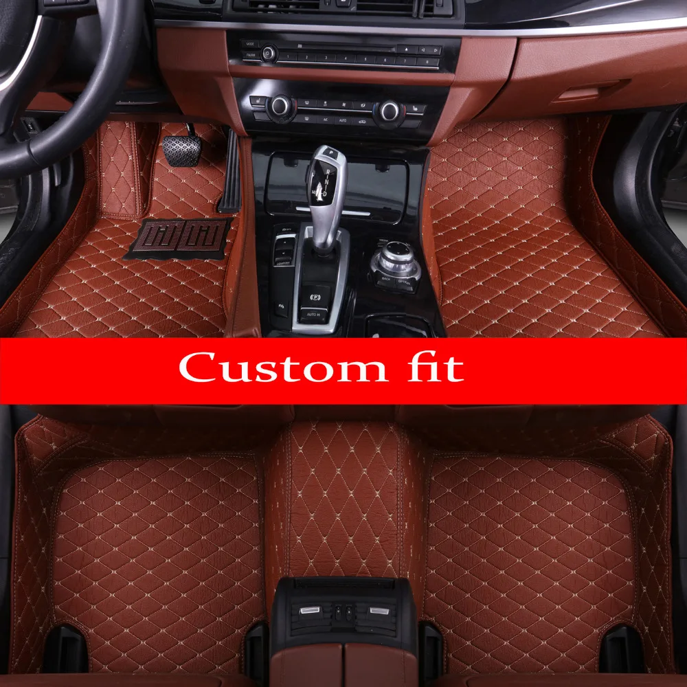 Автомобильные коврики для Nissan Rouge X trail Murano Qashgai Altima Sentra Versa 5D кожаные напольные