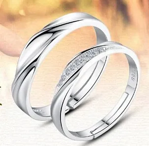 Новая мода Серебряный цвет кольца для мужчин и женщин обручальные кольца цена модные ювелирные изделия для женщин аксессуары