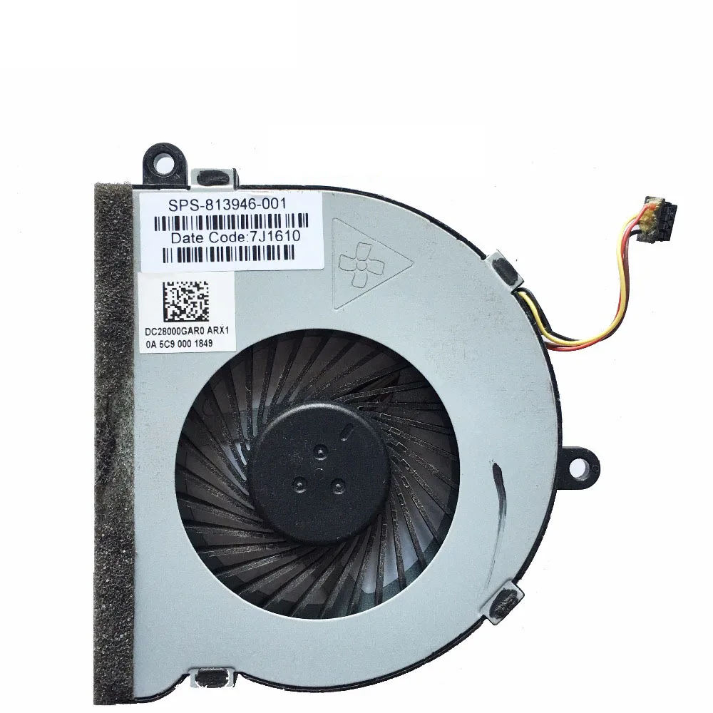 Для HP 15 AC AC121DX вентилятор радиатора процессора 813946 001 DC28000GAR0 815237 Бесплатная