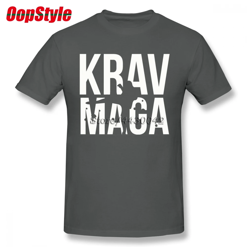 Krav Maga белая футболка для мужчин Прямая поставка короткий рукав хлопок плюс
