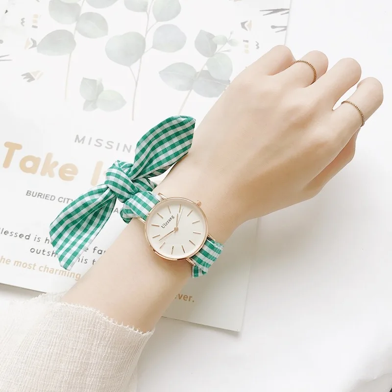 

Fashion Women Watches Casual Summer Style Minimalism Ladies Watch Fabric Strap Creative Female Wristwatch