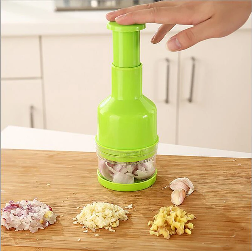 New colorful Multifunction Kitchen garlic vegetable shredder creative Holder Slicer Onion Fruit Vegetable Cutter Tools