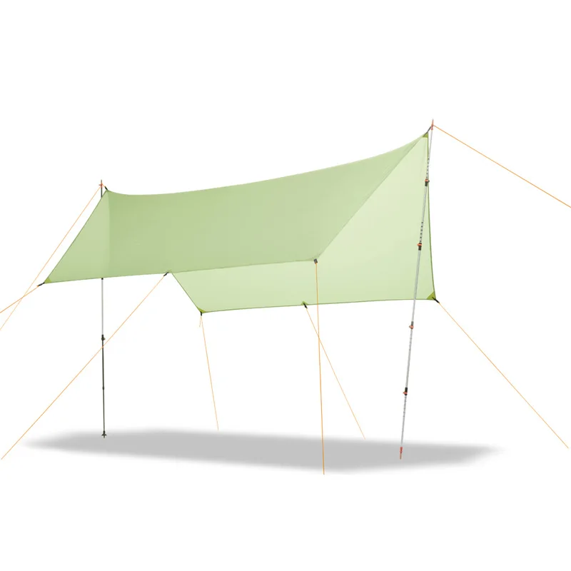 فقط 450g 20D سيليكون النايلون المطر يطير خيمة قماش القنب المأوى التخييم المأوى Rainfly الشمس الملاجئ و ظلة لشاطئ نزهة