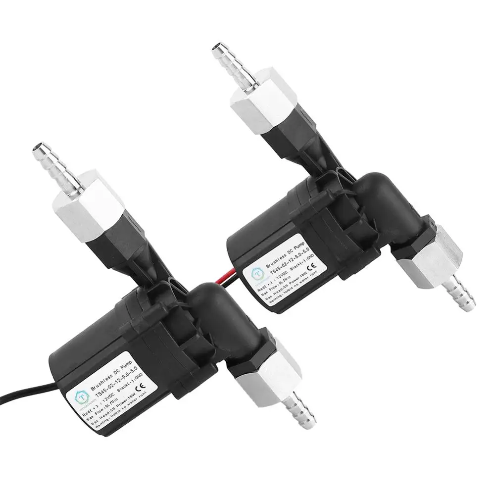 

DC 12V Brewing Pump NPT1/2 Inch Homebrew Beer Circulation Brushless Pumps Plastic W/ Connector