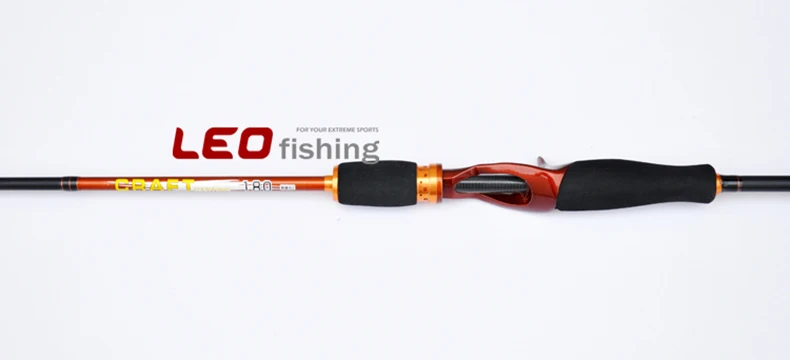 Alta qualidade cobra gun com 1.8m de carbono vara de pesca vara
