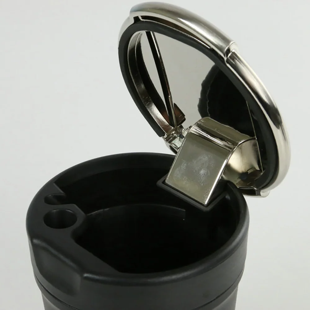 

Original Size Large Flame Retardant Ashtray Storage Trash Bin Dust Garbage Portable Car Ashtray for Audi Q7 Car Accessories