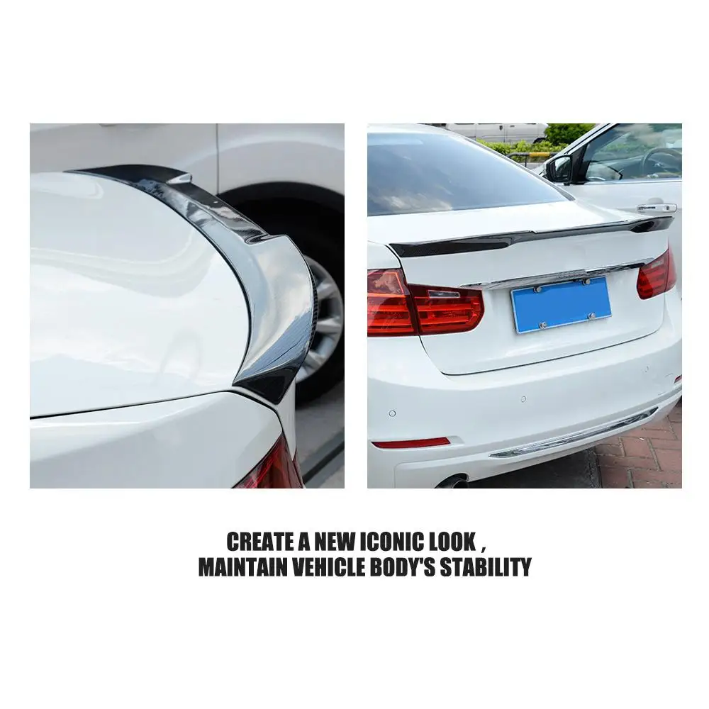Спойлер для багажника BMW 3 Series F30 Base M Sport F80 M3 Sedan 2012 2017 из углеродного волокна|trunk