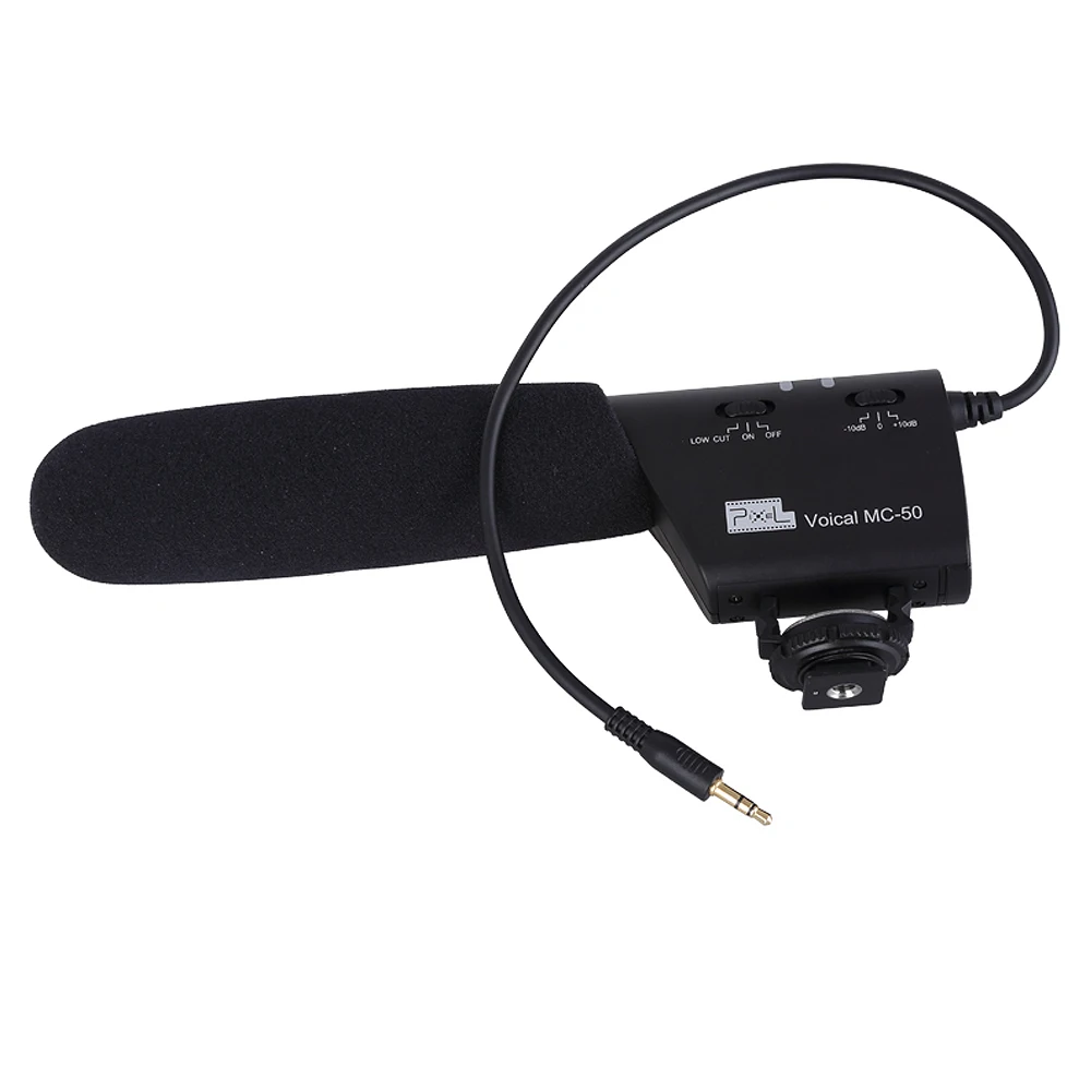 Микрофон Pixel для цифровой зеркальной камеры Canon Nikon Sony Blackmagic|shotgun microphone|microphone for