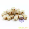 Bescon 12mm 6 Sided Dice 36 in Brick Box, 12mm Six Sided Die (36) Block of Dice, Marble White 5