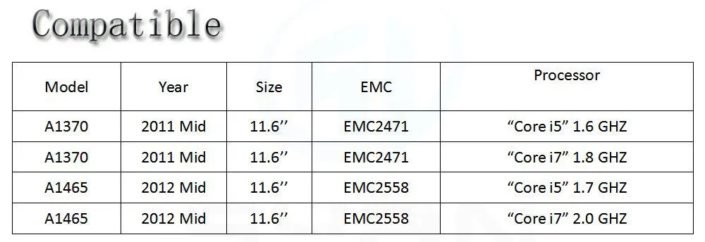 A1406 Батарея для MacBook Air 11," ноутбук A1370 A1465 Батарея MC506 MC507L MC968LL/A 2011-2012 год