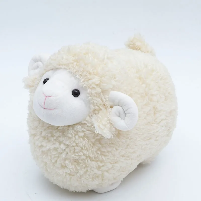 

Kawaii Cute Cartoon Sheep Alpaca White Stuffed Toys For Baby Kids Soft Cotton Funny Plush Toys Simulation Dolls Children Gifts
