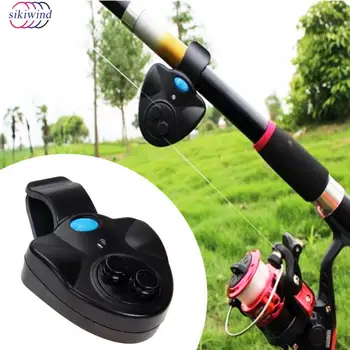 

Electronic Fish Bite Sound Alarm LED Light Alert Bell Fishing Rod Alert Bell LED Light Clip On Fishing Rod Fishing Tackle Pesca