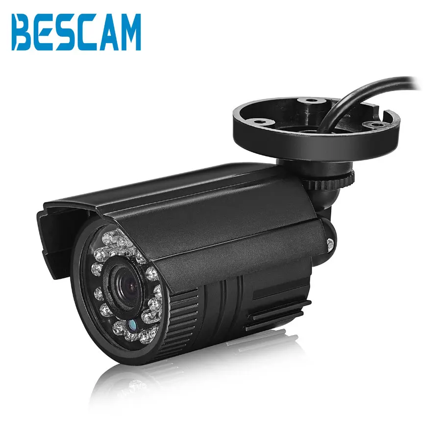48V PoE CCTV Camera Bullet Mobile Viewing IR Cut Night Vision 1280*720P 1 Megapixel P2P Fixed Lens Surveillance PoE IP Camera