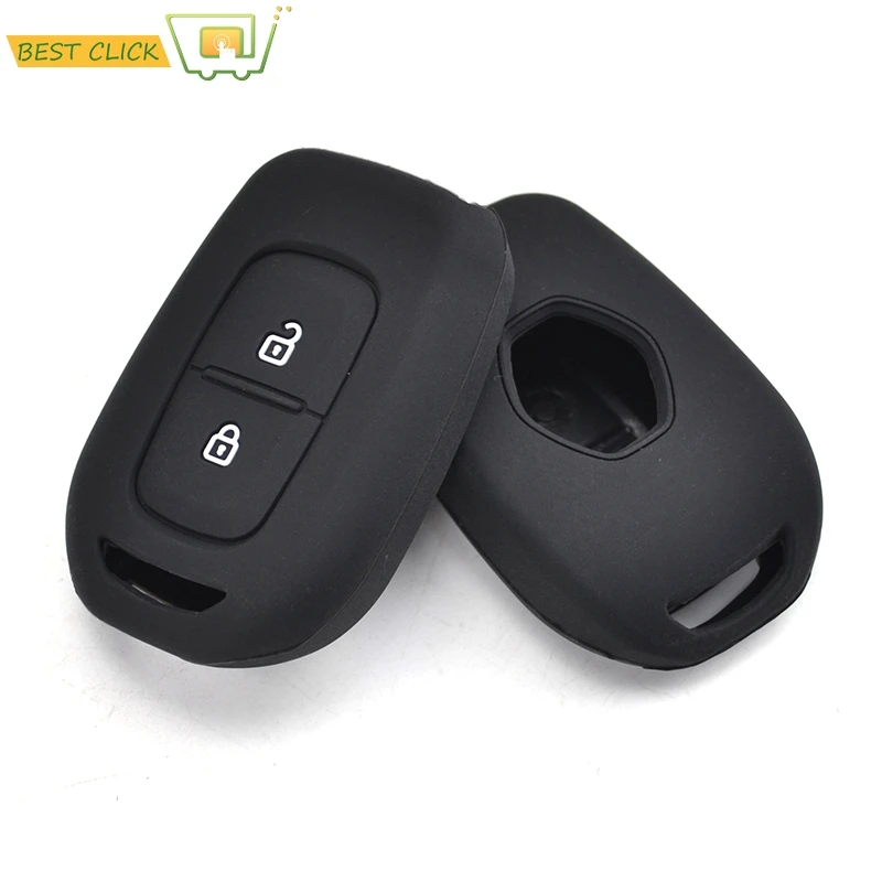 

Silicone Key Case Cover For Renault kwid Symbol Trafic for Dacia Sandero Logan Duster Clio Captur Laguna 2016 2017 2018