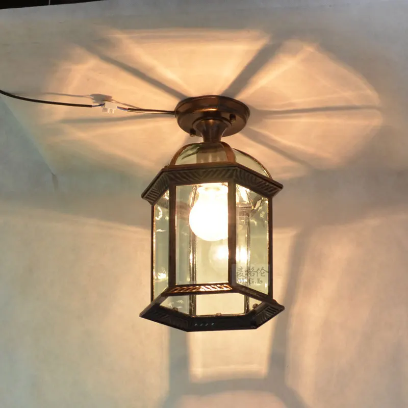 Us 69 99 Outdoor Waterproof Park Ceiling Lamp Hotel Entrance Corridor Light Display Ceiling Lamp Ya070 Td5 In Ceiling Lights From Lights Lighting