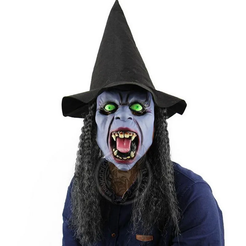 Страшные латексные маски. Маска ведьмы. Страшные резиновые маски. Маска ведьмы. Маска ведьмы.