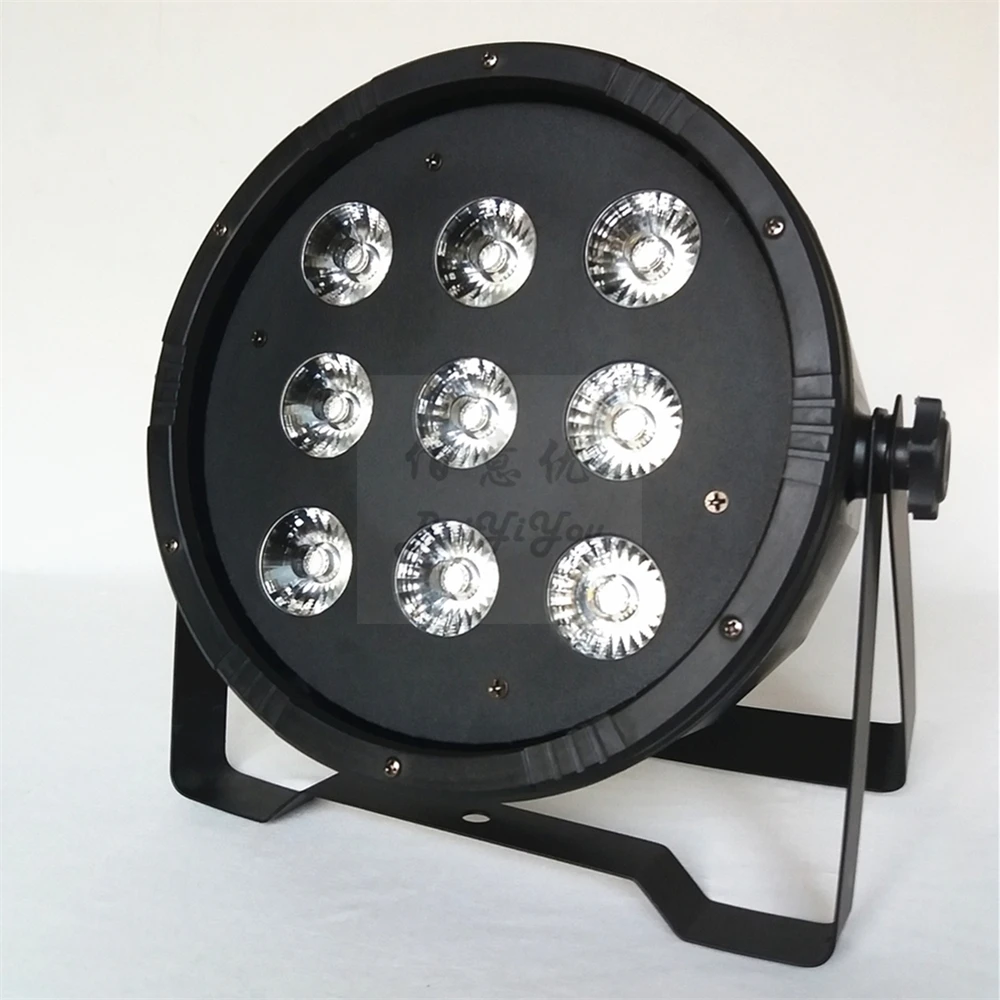 9pcs LED Flat PAR 03