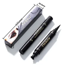 Double Ended Eyeliner Waterproof Cat Eye Makeup Tool Black Eye Liner Stamp Pencil Cosmetic WH998