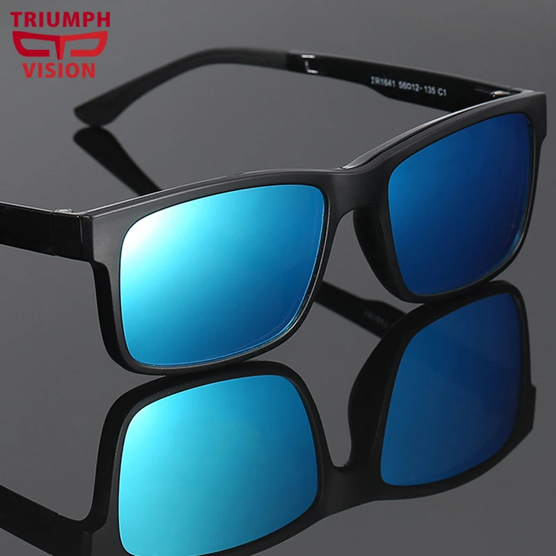 Солнцезащитные очки TRIUMPH VISION So Cool Мужские магнитные поляризационные зеркальные с