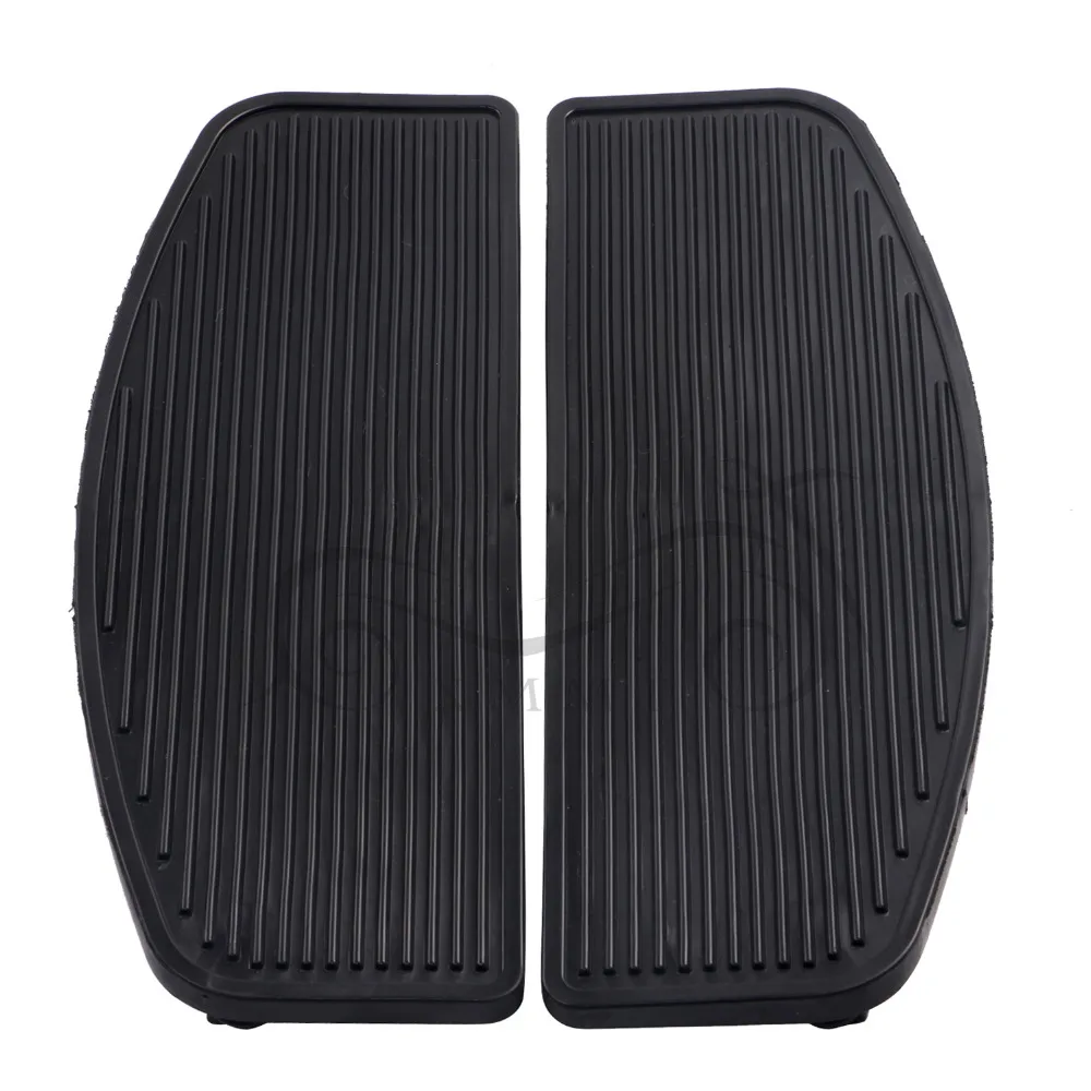 Rubber Front Rider Insert Floorboard Footpeg Footboards for Harley Touring Softail