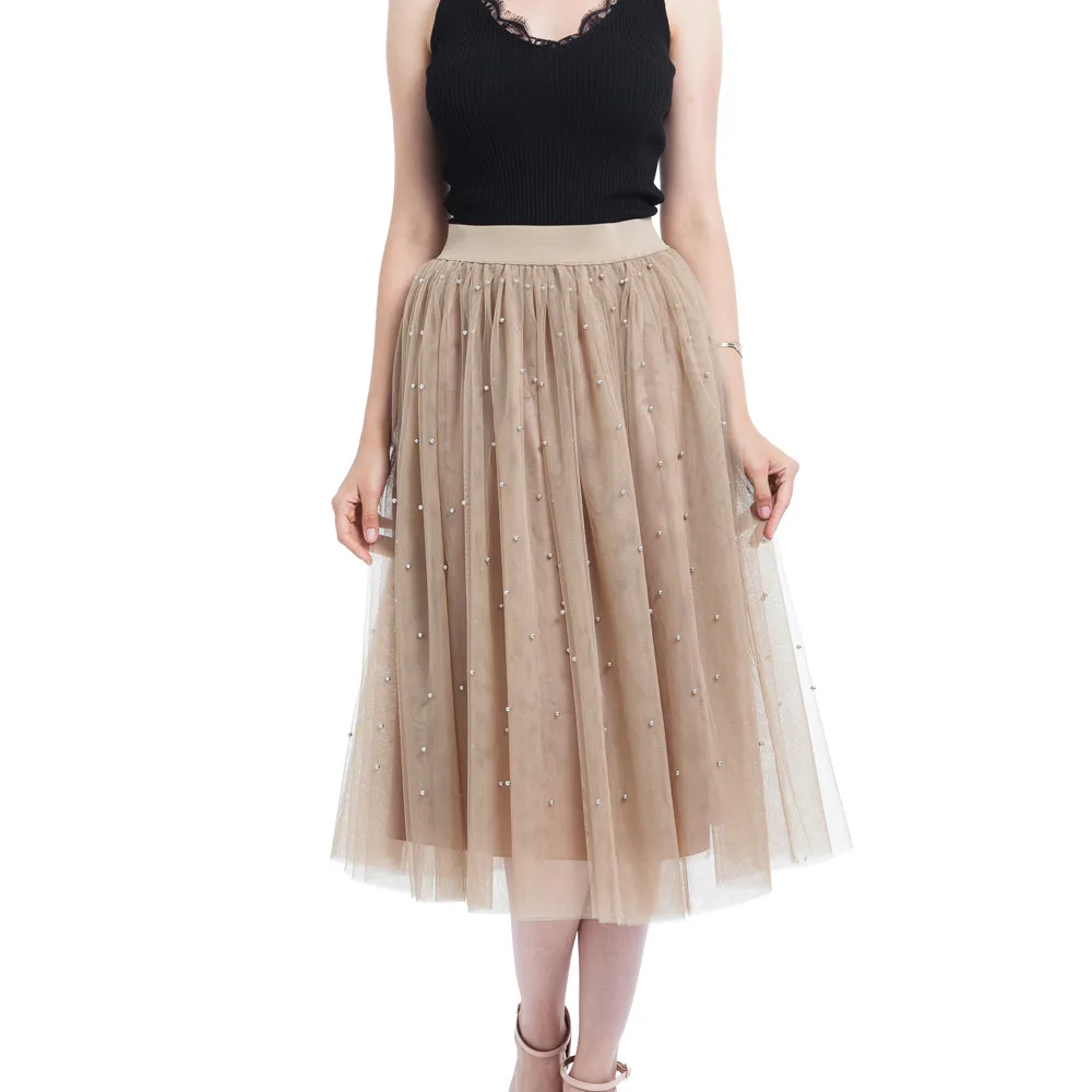 Beaded tulle skirt Clearance