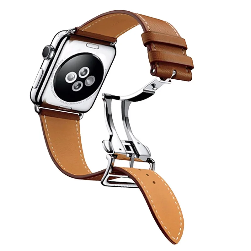 

Buckle band for apple watch series4 3 2 1 strap for iwatch belt Single Tour design Swift Leather 38/40 42/44 mm BD14-7G