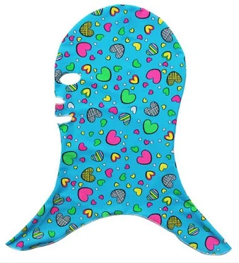 SBART Lycra swim ming cap s для женщин Цветочный плавающий колпачок защита для ушей фейкини летняя Балаклава анти-УФ плавающий мин Солнцезащитная маска для лица - Цвет: Светло-желтый