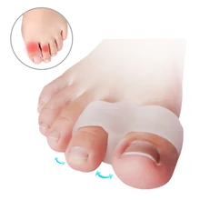 Новые силиконовые корректор для пальцев ног toe hallux вальгусные подтяжки ортопедические носки ортопедические ежедневно бандаж на палец Уход за ногами