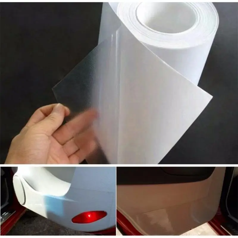 

10cm x 3M Rhino Skin Sticker Car Bumper Hood Paint Protection Film PVC Vinyl Clear Transparence Film Car Auto Decal