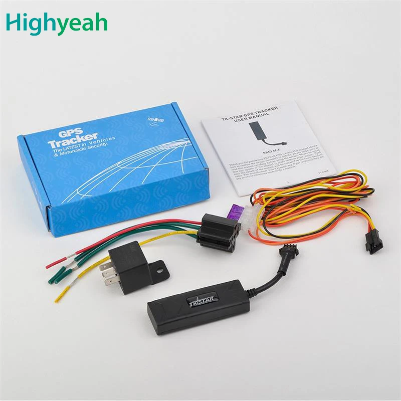 TK806 Tkstar gps локатор автомобиль мотоцикл отслеживания безопасности с отрезать
