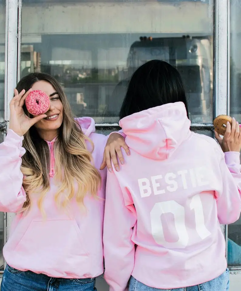 Толстовка Skuggnas Bestie 01 с надписью Best Friend 02|Толстовки и свитшоты| |