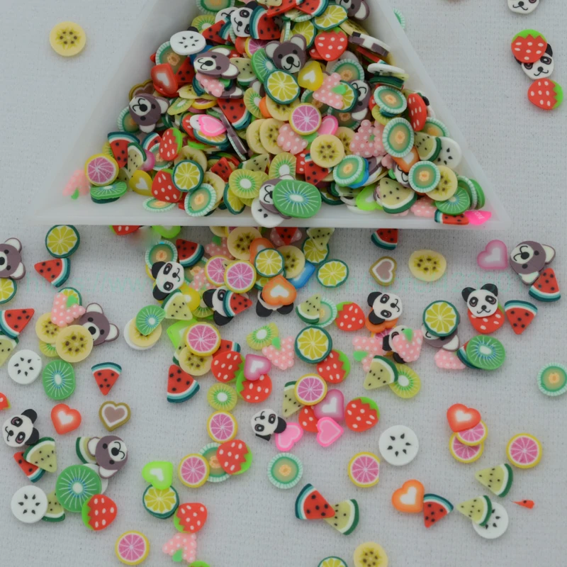 

65g/lot Nice Cute Fimo Clay Material Simulation Sprinkles Sugar Needle Simulation Scrapbook Decoration Some Can Use For Nail Art