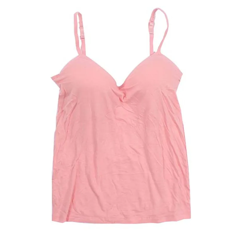 

Sexy Women V Neck Tank Tops Ladies Padded Straps Push Up Bras Vest New Arrival