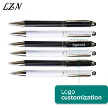 LZN Высокое качество сенсорный экран для сотового телефона, Ipad металлические шариковые ручки бесплатно под заказ различные специальный логотип/текст/контакты